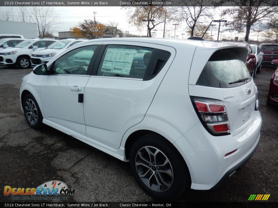 Summit White 2019 Chevrolet Sonic LT Hatchback Photo #5