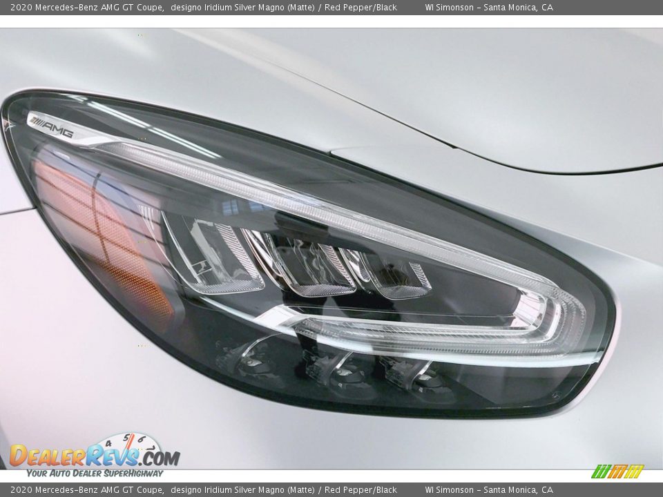 2020 Mercedes-Benz AMG GT Coupe designo Iridium Silver Magno (Matte) / Red Pepper/Black Photo #30