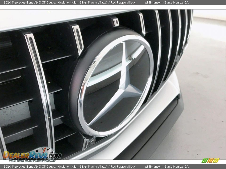 2020 Mercedes-Benz AMG GT Coupe designo Iridium Silver Magno (Matte) / Red Pepper/Black Photo #31