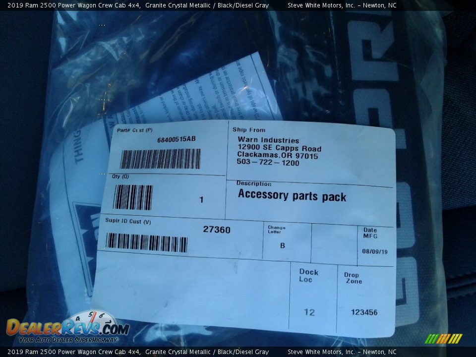 2019 Ram 2500 Power Wagon Crew Cab 4x4 Granite Crystal Metallic / Black/Diesel Gray Photo #30