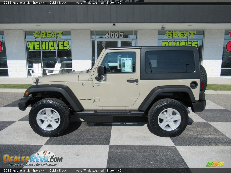 2018 Jeep Wrangler Sport 4x4 Gobi / Black Photo #1