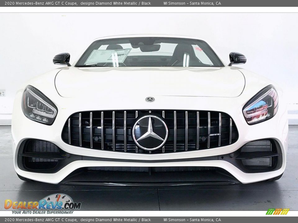2020 Mercedes-Benz AMG GT C Coupe designo Diamond White Metallic / Black Photo #2