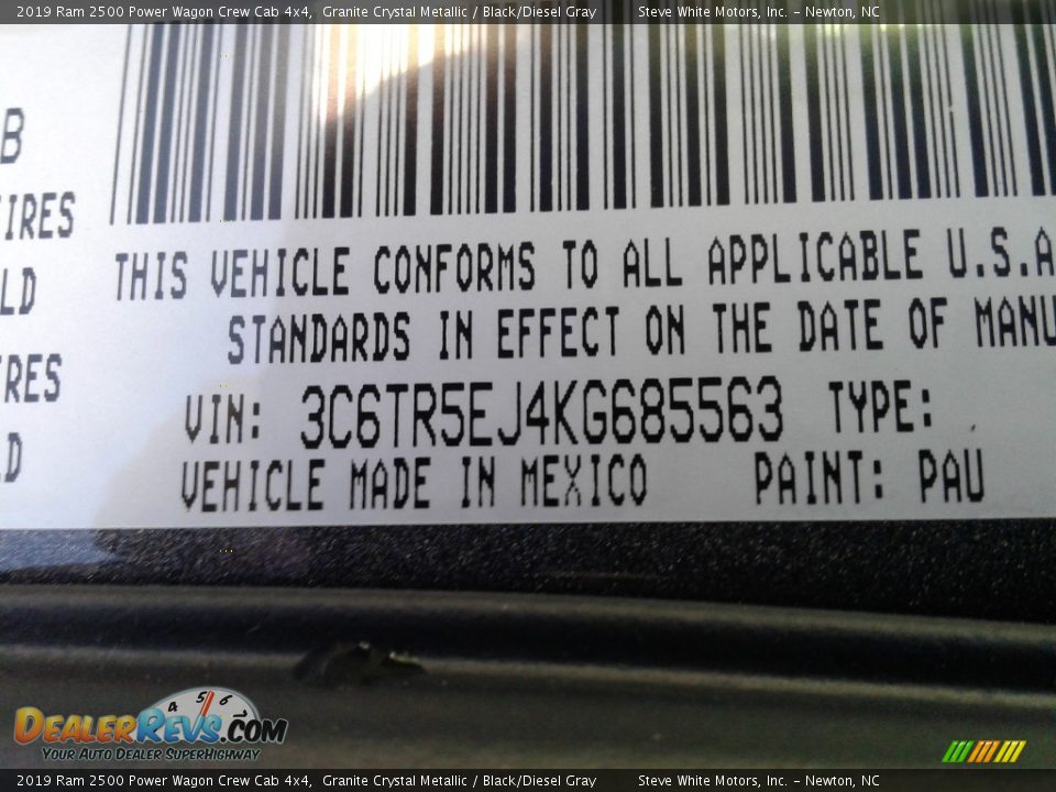 2019 Ram 2500 Power Wagon Crew Cab 4x4 Granite Crystal Metallic / Black/Diesel Gray Photo #34