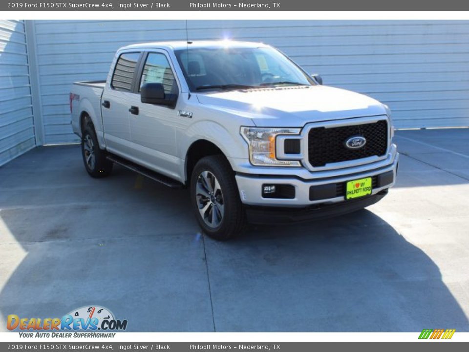 2019 Ford F150 STX SuperCrew 4x4 Ingot Silver / Black Photo #2