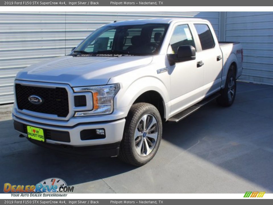 2019 Ford F150 STX SuperCrew 4x4 Ingot Silver / Black Photo #4