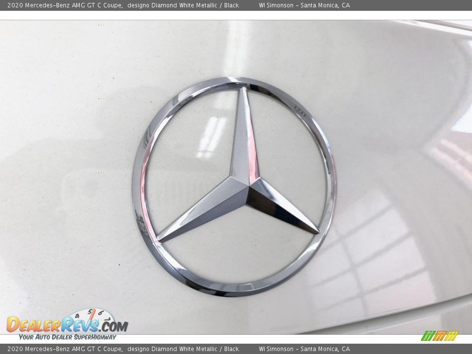 2020 Mercedes-Benz AMG GT C Coupe designo Diamond White Metallic / Black Photo #7