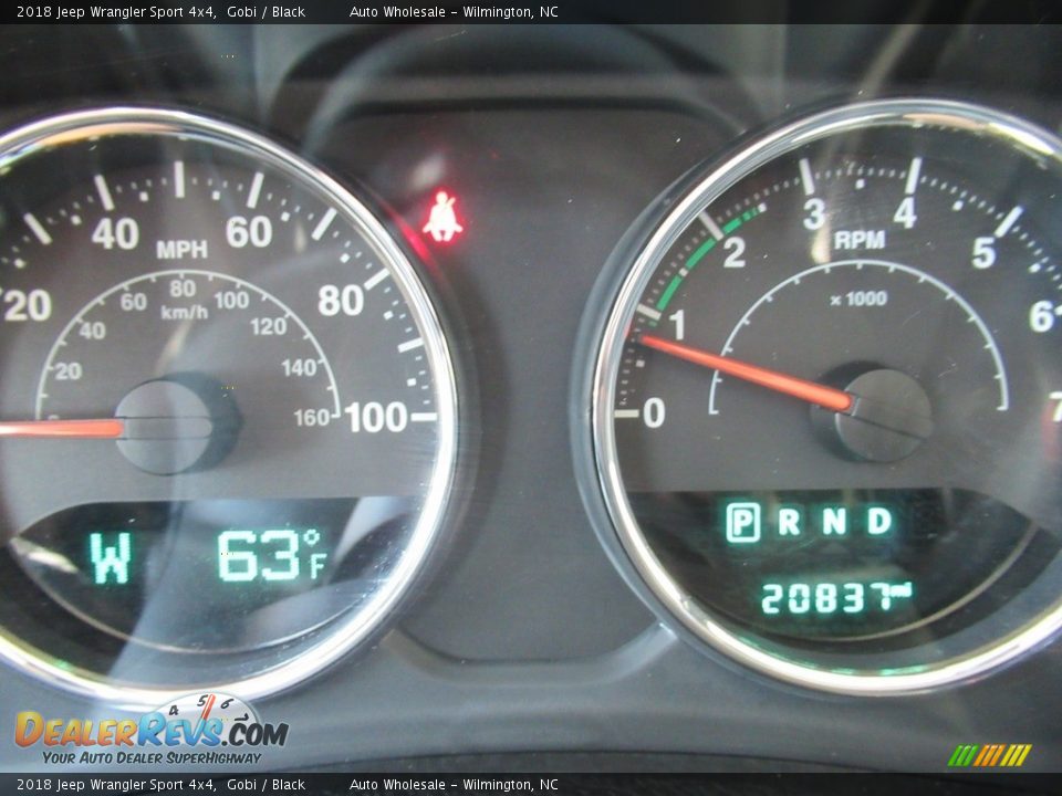 2018 Jeep Wrangler Sport 4x4 Gobi / Black Photo #16
