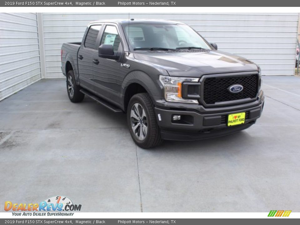 2019 Ford F150 STX SuperCrew 4x4 Magnetic / Black Photo #2