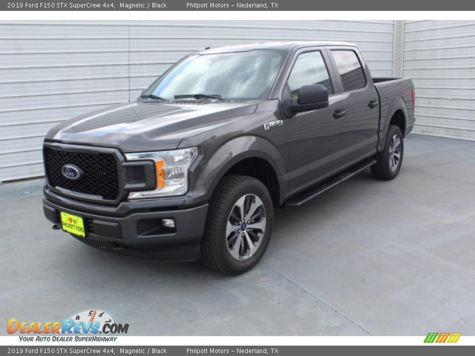 2019 Ford F150 STX SuperCrew 4x4 Magnetic / Black Photo #4