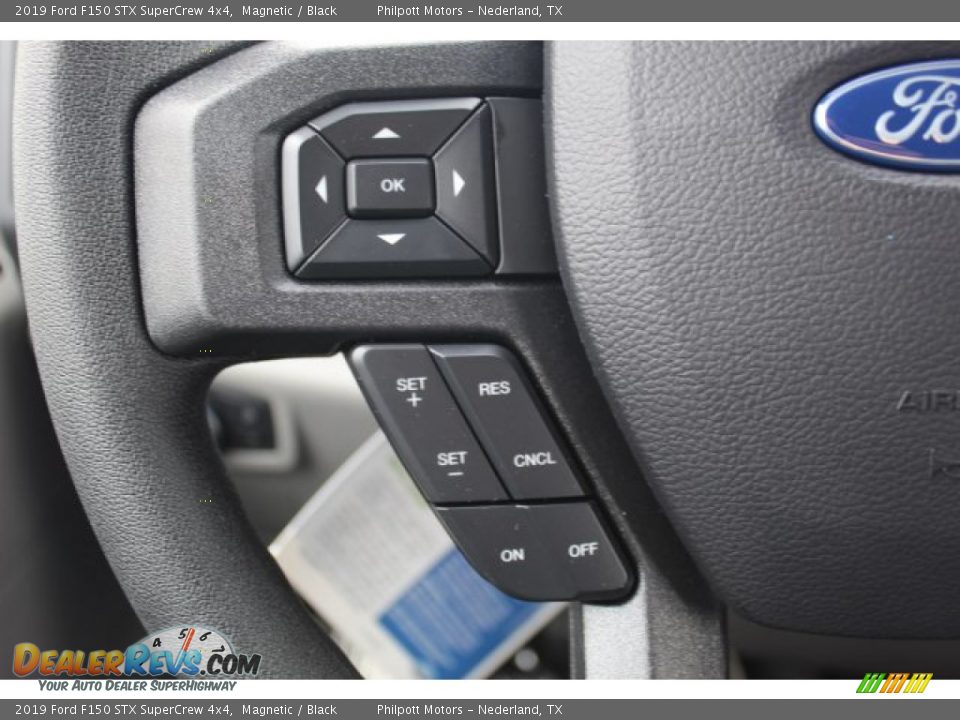 2019 Ford F150 STX SuperCrew 4x4 Magnetic / Black Photo #11