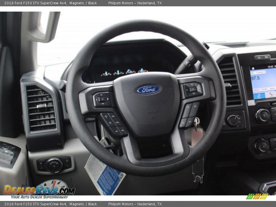 2019 Ford F150 STX SuperCrew 4x4 Magnetic / Black Photo #21