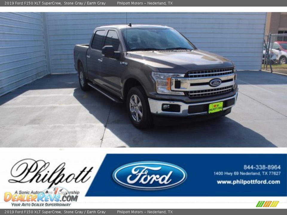 2019 Ford F150 XLT SuperCrew Stone Gray / Earth Gray Photo #1