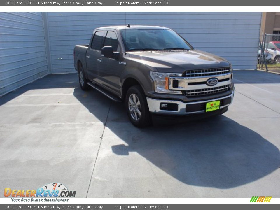 2019 Ford F150 XLT SuperCrew Stone Gray / Earth Gray Photo #2