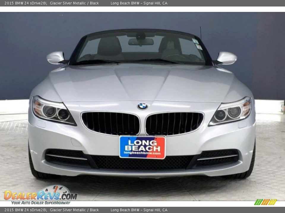 2015 BMW Z4 sDrive28i Glacier Silver Metallic / Black Photo #2