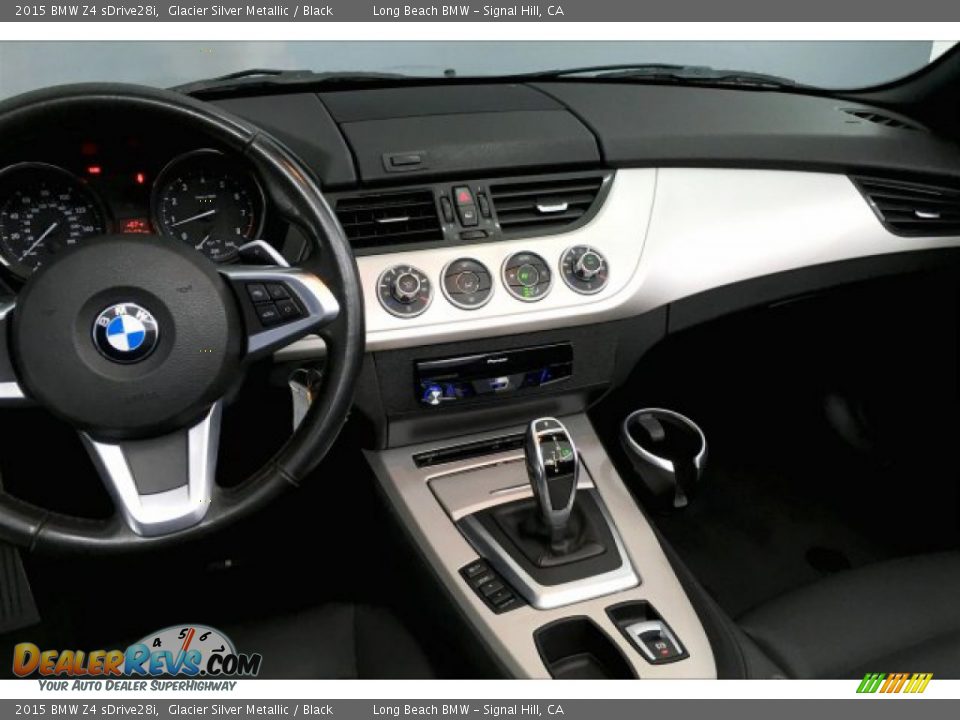 2015 BMW Z4 sDrive28i Glacier Silver Metallic / Black Photo #5