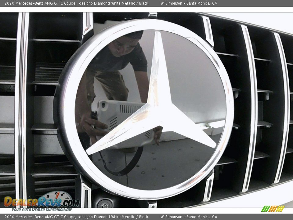 2020 Mercedes-Benz AMG GT C Coupe designo Diamond White Metallic / Black Photo #30