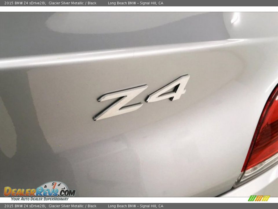 2015 BMW Z4 sDrive28i Glacier Silver Metallic / Black Photo #7