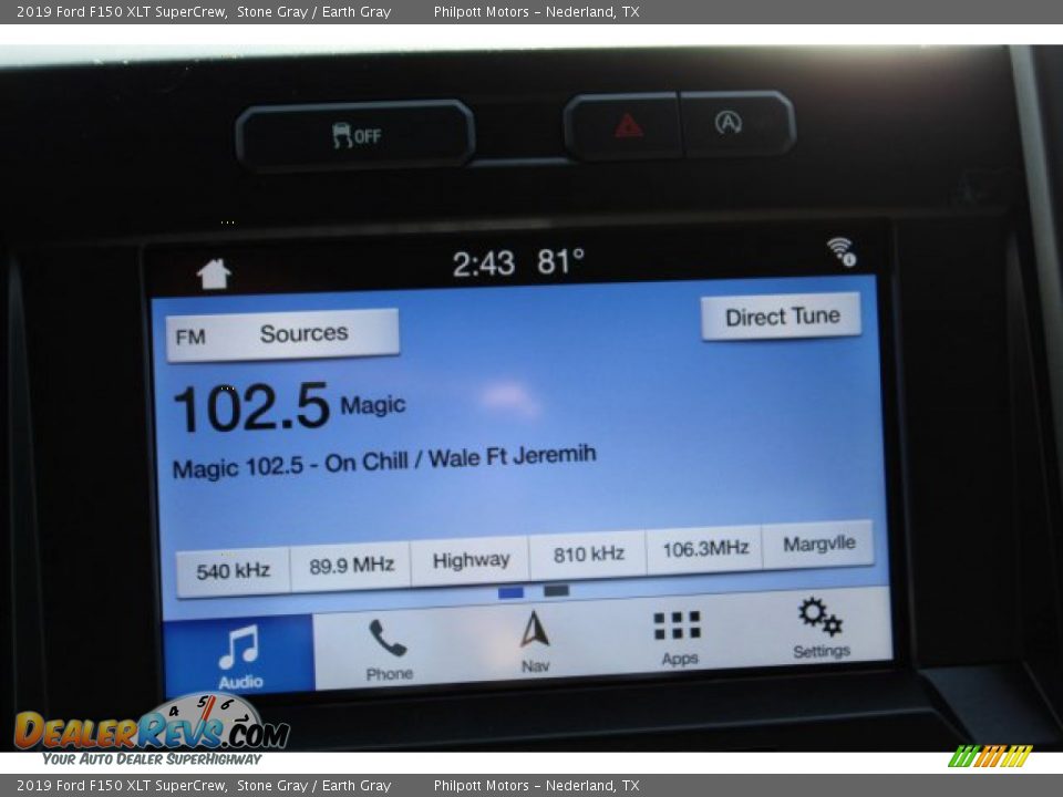 2019 Ford F150 XLT SuperCrew Stone Gray / Earth Gray Photo #15