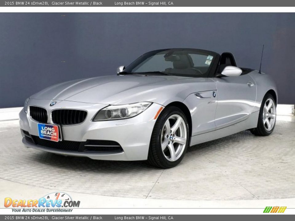 2015 BMW Z4 sDrive28i Glacier Silver Metallic / Black Photo #12