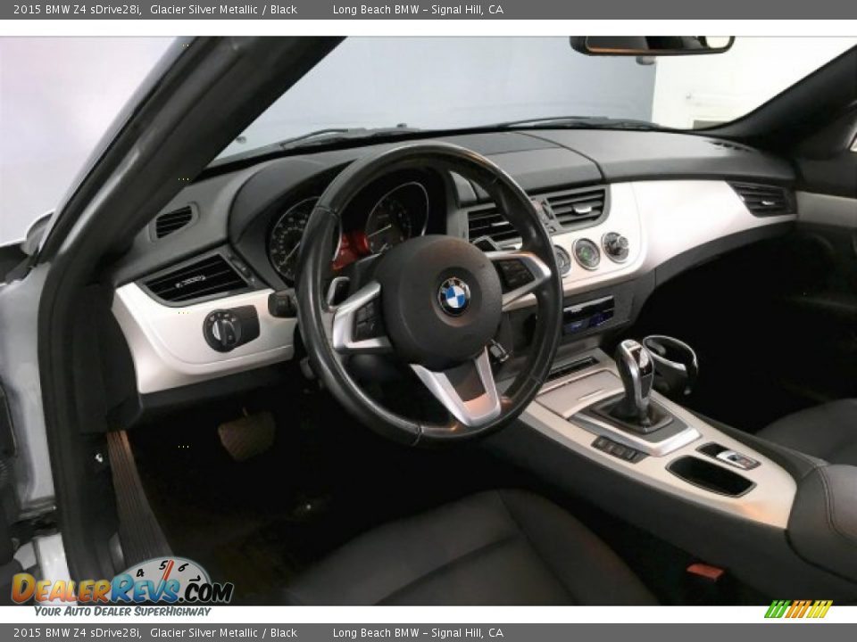2015 BMW Z4 sDrive28i Glacier Silver Metallic / Black Photo #16