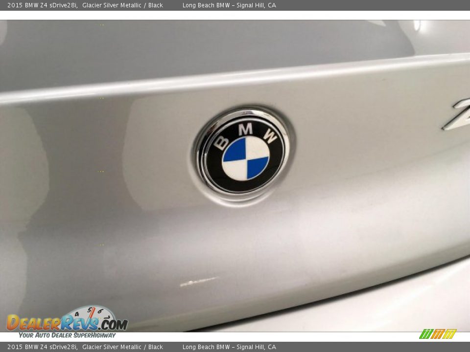 2015 BMW Z4 sDrive28i Glacier Silver Metallic / Black Photo #22
