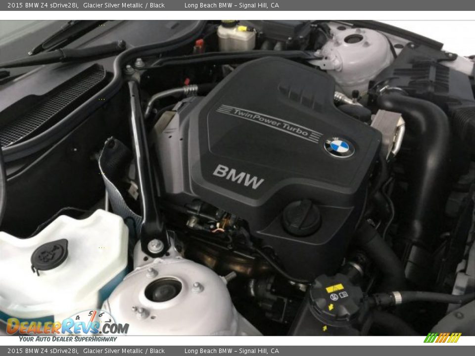 2015 BMW Z4 sDrive28i Glacier Silver Metallic / Black Photo #25