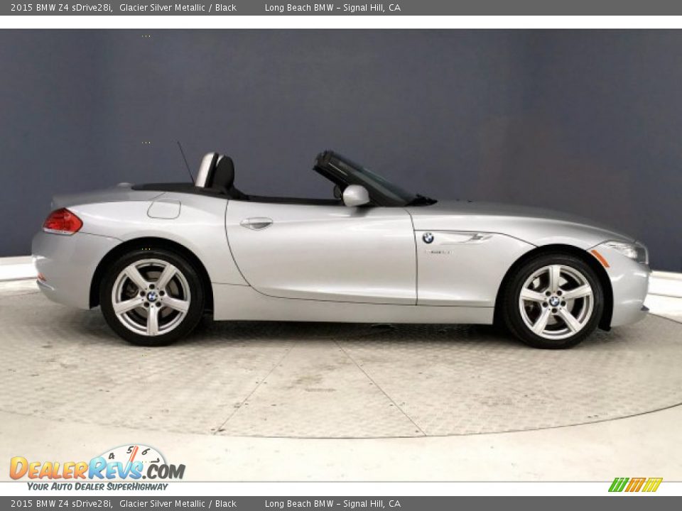 2015 BMW Z4 sDrive28i Glacier Silver Metallic / Black Photo #29