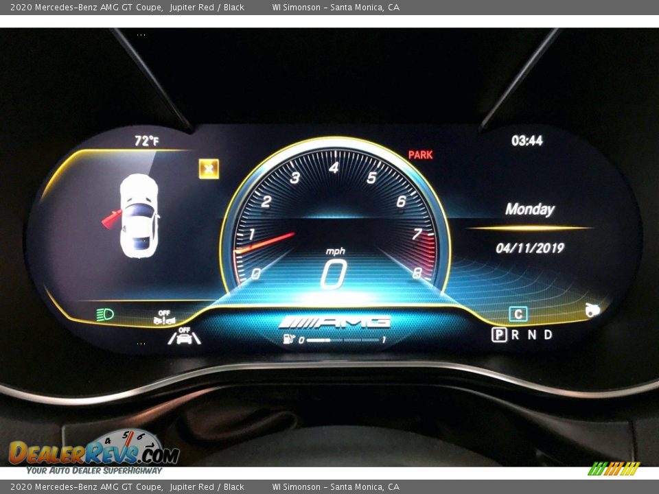 2020 Mercedes-Benz AMG GT Coupe Gauges Photo #18