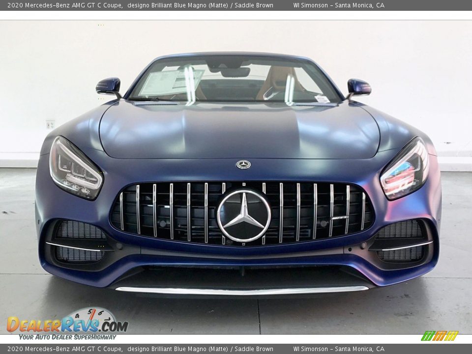 designo Brilliant Blue Magno (Matte) 2020 Mercedes-Benz AMG GT C Coupe Photo #2