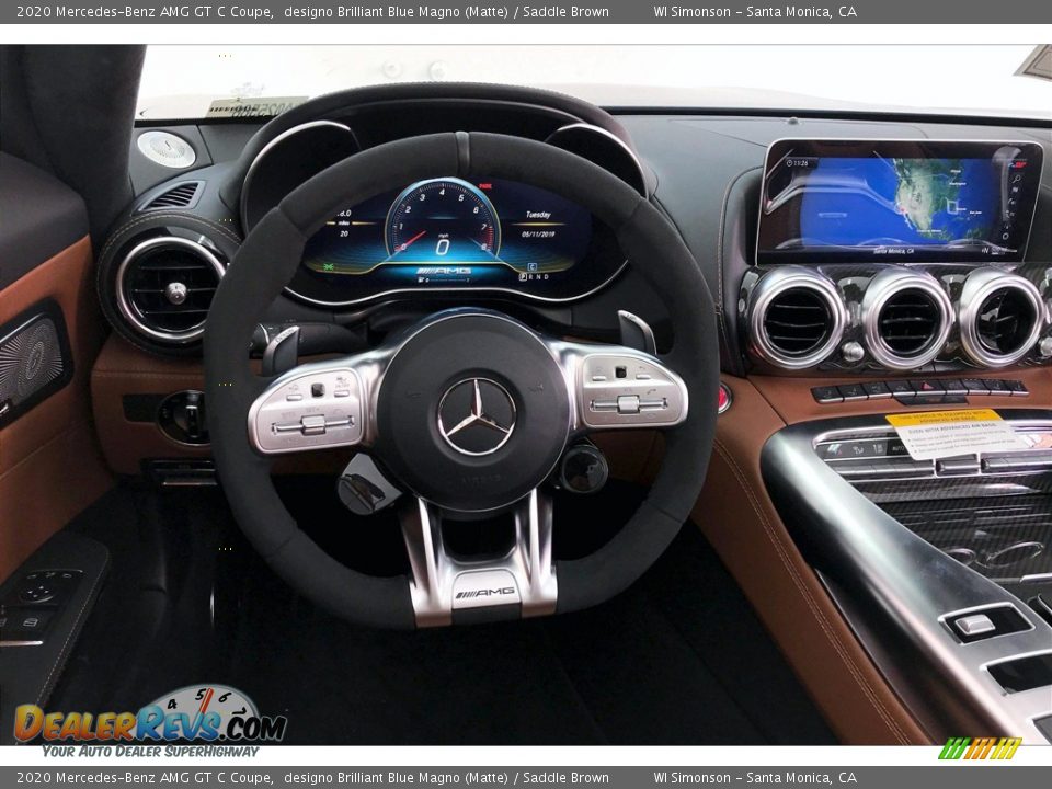 2020 Mercedes-Benz AMG GT C Coupe Steering Wheel Photo #4