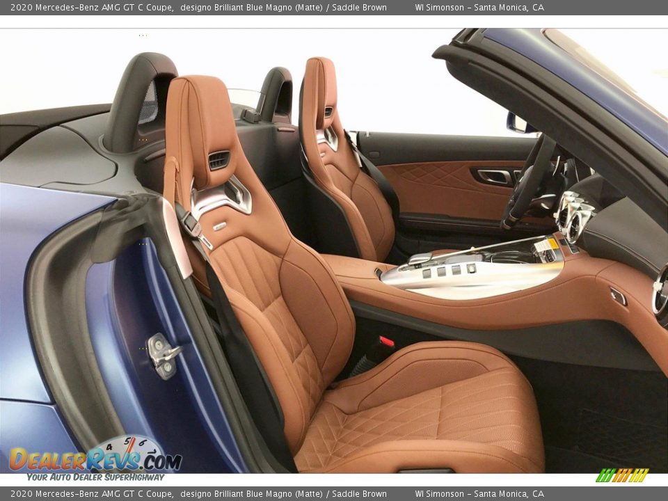 Saddle Brown Interior - 2020 Mercedes-Benz AMG GT C Coupe Photo #6