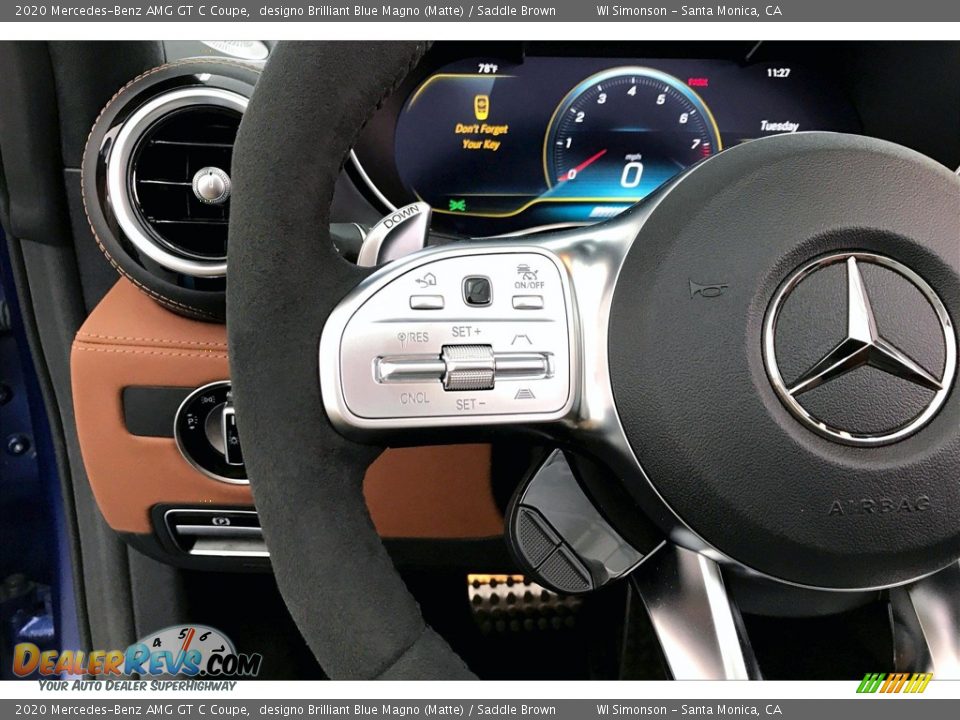 2020 Mercedes-Benz AMG GT C Coupe Steering Wheel Photo #16