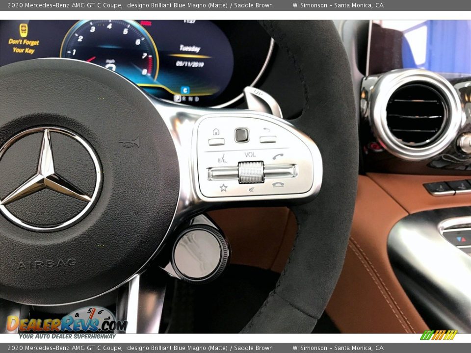 2020 Mercedes-Benz AMG GT C Coupe Steering Wheel Photo #17