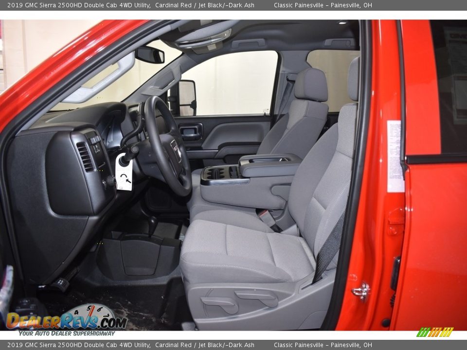 2019 GMC Sierra 2500HD Double Cab 4WD Utility Cardinal Red / Jet Black/­Dark Ash Photo #6