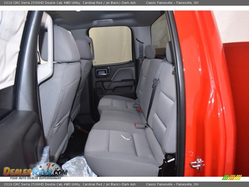 2019 GMC Sierra 2500HD Double Cab 4WD Utility Cardinal Red / Jet Black/­Dark Ash Photo #7
