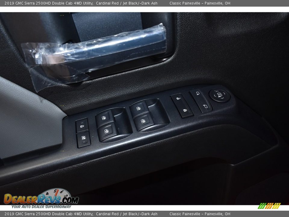 2019 GMC Sierra 2500HD Double Cab 4WD Utility Cardinal Red / Jet Black/­Dark Ash Photo #10