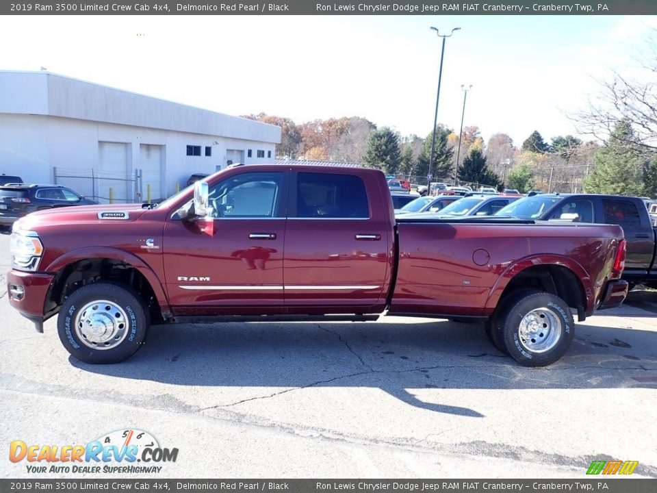 2019 Ram 3500 Limited Crew Cab 4x4 Delmonico Red Pearl / Black Photo #2