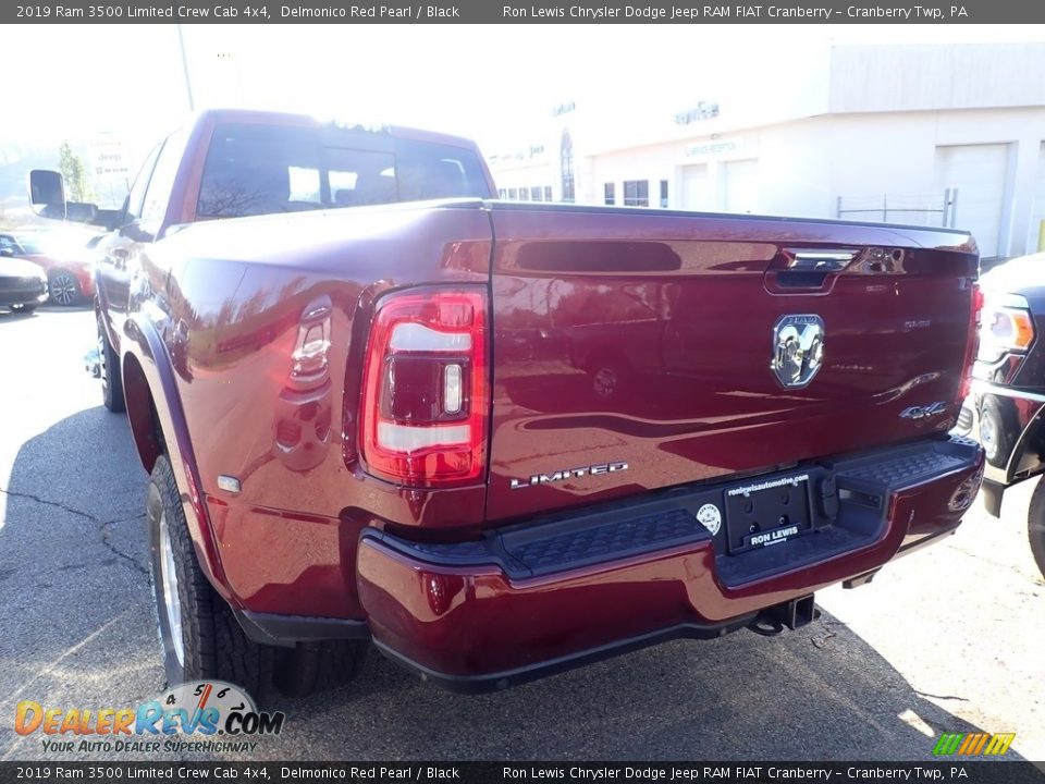 2019 Ram 3500 Limited Crew Cab 4x4 Delmonico Red Pearl / Black Photo #3