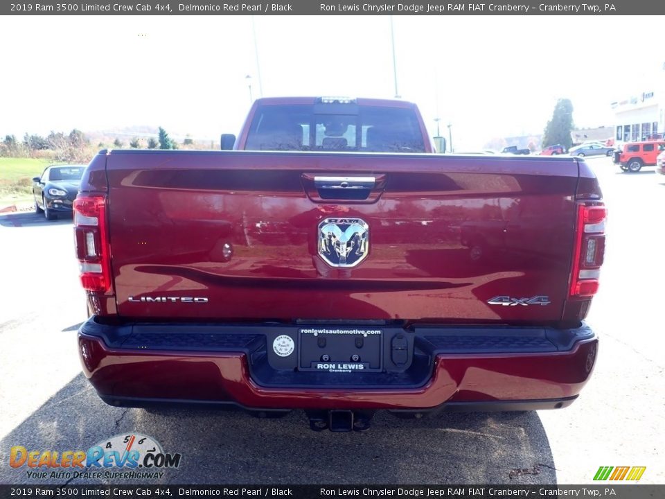 2019 Ram 3500 Limited Crew Cab 4x4 Delmonico Red Pearl / Black Photo #4