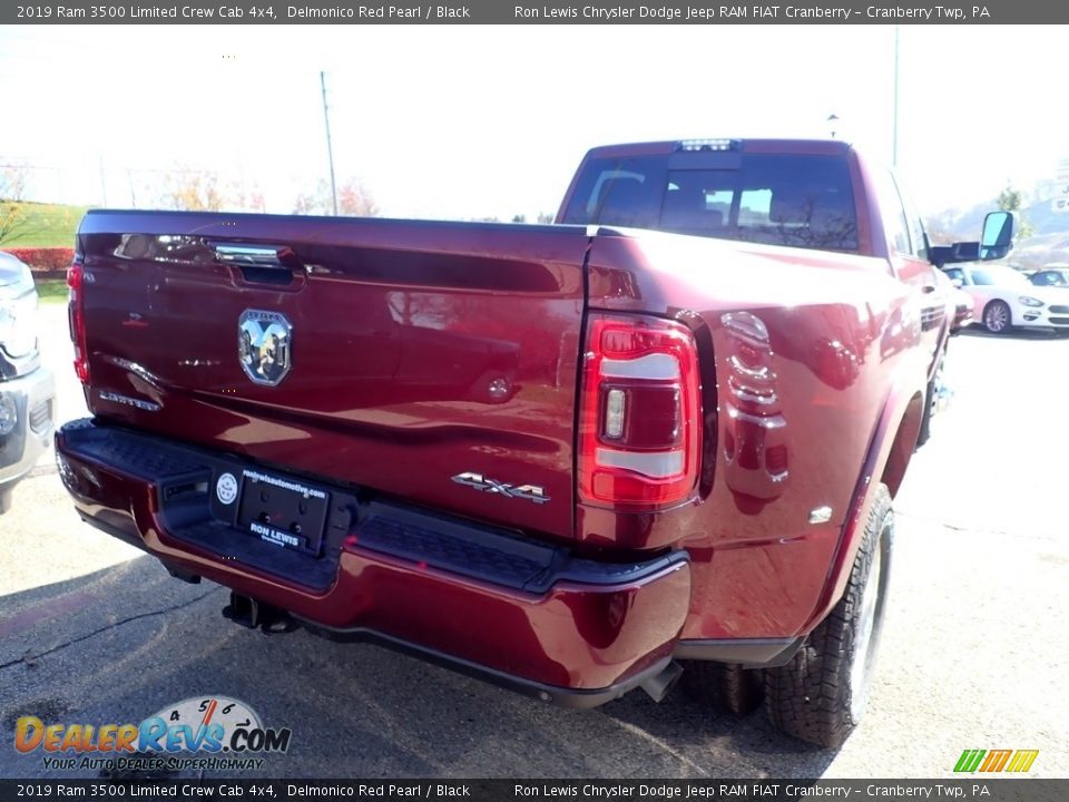 2019 Ram 3500 Limited Crew Cab 4x4 Delmonico Red Pearl / Black Photo #5