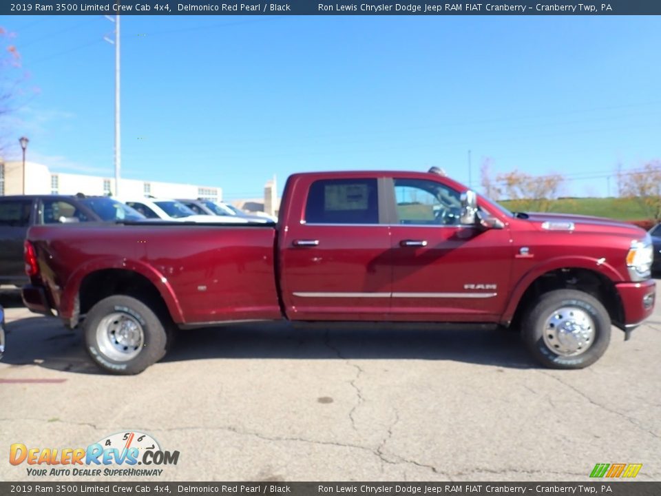 Delmonico Red Pearl 2019 Ram 3500 Limited Crew Cab 4x4 Photo #6