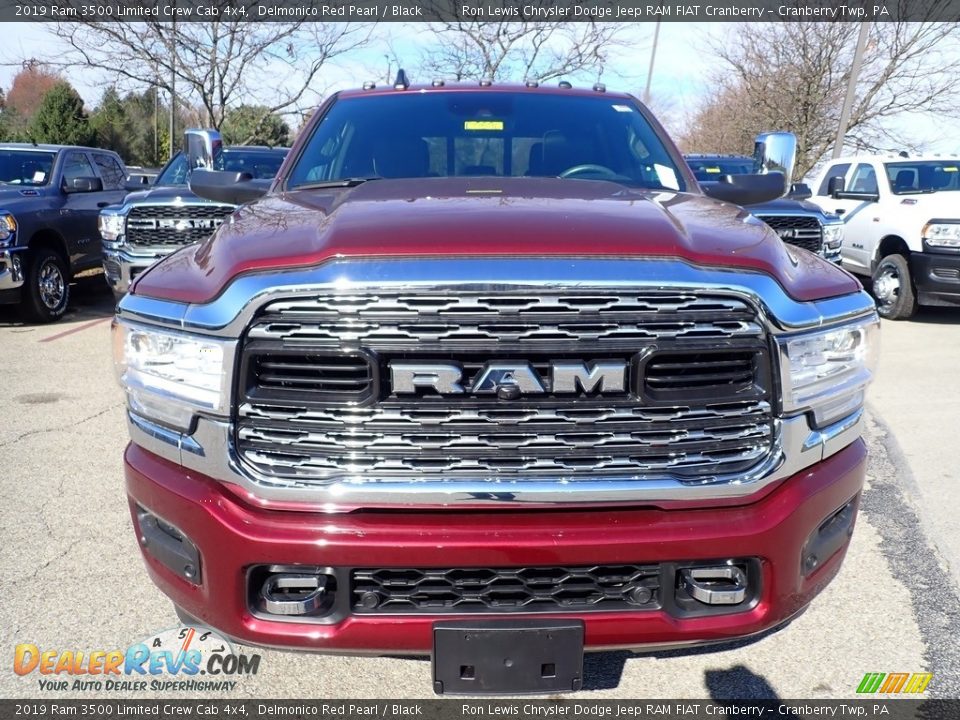 2019 Ram 3500 Limited Crew Cab 4x4 Delmonico Red Pearl / Black Photo #8
