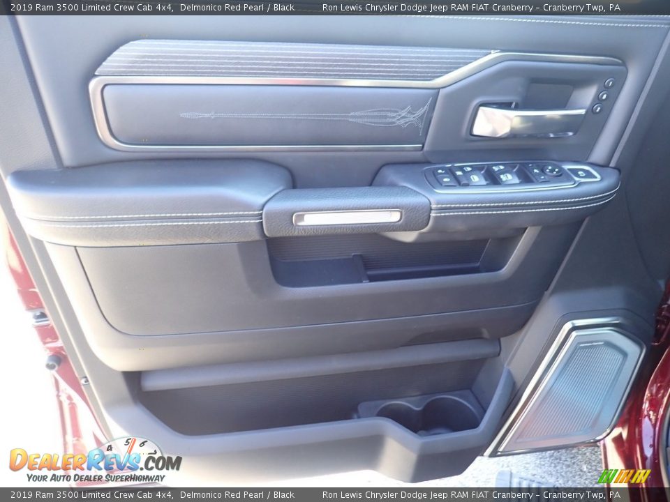 2019 Ram 3500 Limited Crew Cab 4x4 Delmonico Red Pearl / Black Photo #14