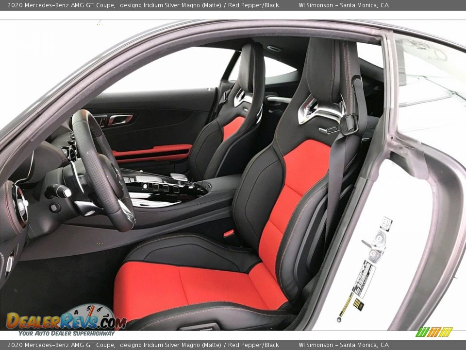 Red Pepper/Black Interior - 2020 Mercedes-Benz AMG GT Coupe Photo #13
