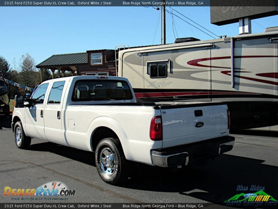 2015 Ford F250 Super Duty XL Crew Cab Oxford White / Steel Photo #3