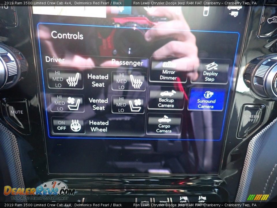 2019 Ram 3500 Limited Crew Cab 4x4 Delmonico Red Pearl / Black Photo #20
