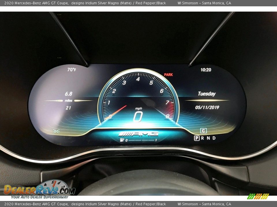 2020 Mercedes-Benz AMG GT Coupe Gauges Photo #18