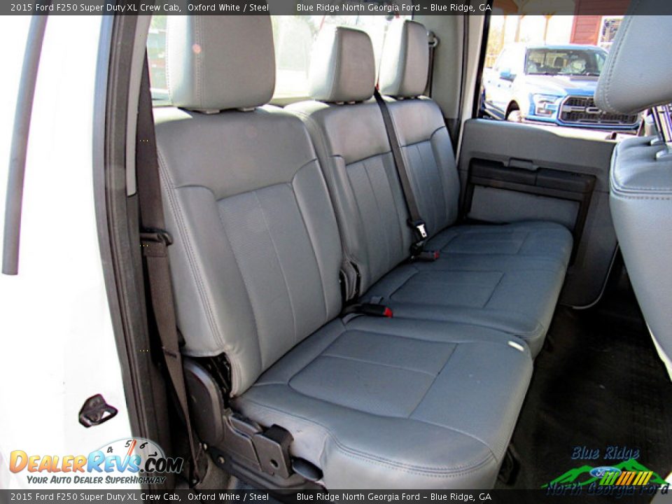 2015 Ford F250 Super Duty XL Crew Cab Oxford White / Steel Photo #10