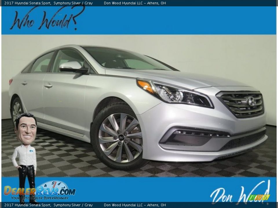 2017 Hyundai Sonata Sport Symphony Silver / Gray Photo #1