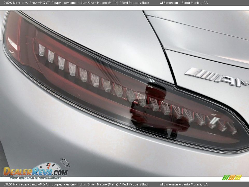 2020 Mercedes-Benz AMG GT Coupe designo Iridium Silver Magno (Matte) / Red Pepper/Black Photo #24